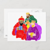 三賢人クリスチャンのアートワーク ポストカード (正面/裏面)