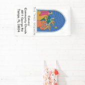 三賢人クリスマス教会のバナー 横断幕 (インサイチュ)