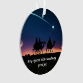 三賢人クリスマス装飾品 オーナメント (正面)