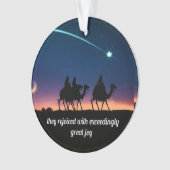 三賢人クリスマス装飾品 オーナメント (正面)