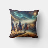 三賢人後を追の星 クッション (正面)