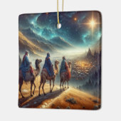 三賢人後を追の星 セラミックオーナメント (左)
