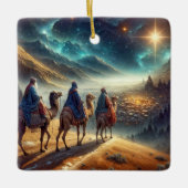 三賢人後を追の星 セラミックオーナメント (正面)