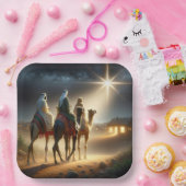 三賢人後を追の星 ペーパープレート (パーティー)