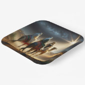 三賢人後を追の星 ペーパープレート (傾斜あり)