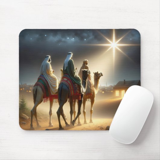三賢人後を追の星 マウスパッド (マウス)