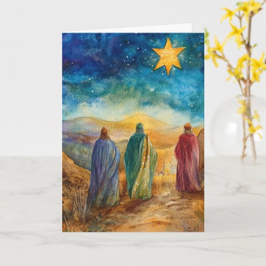 三賢人星後を追星 カード (黄色い花)