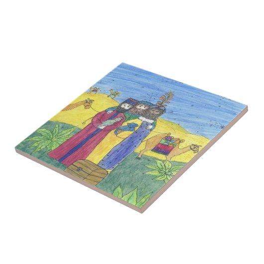 三賢人 タイル (側面)