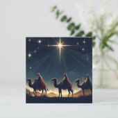 三賢人 – フラットクリスマスカード シーズンカード (スタンド正面)