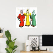 三賢人 ポスター (ホームオフィス)