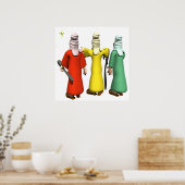 三賢人 ポスター (キッチン)