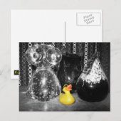 「三賢人」ラバーアヒルはがき ポストカード (正面/裏面)