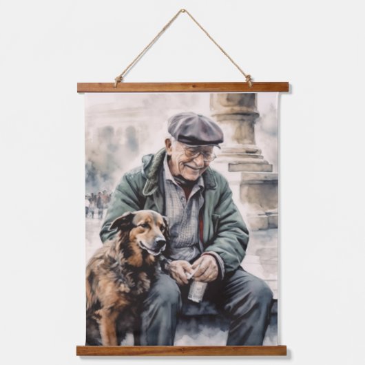 三賢人 吊り下げ型タペストリー (正面)