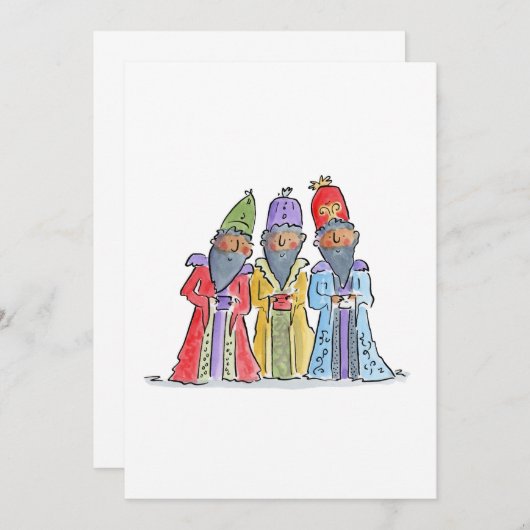 三賢人 招待状 (正面/裏面)