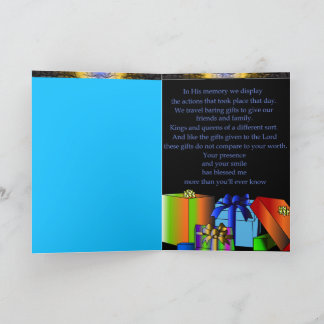 三賢士のクリスマスカード サンキューカード