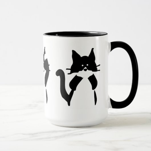 三賢猫 マグカップ (右)