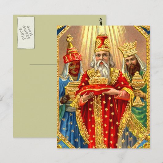 三賢王 ポストカード (正面/裏面)