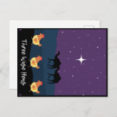 三賢鶏おもしろいのクリスマスはがき ポストカード (正面/裏面)