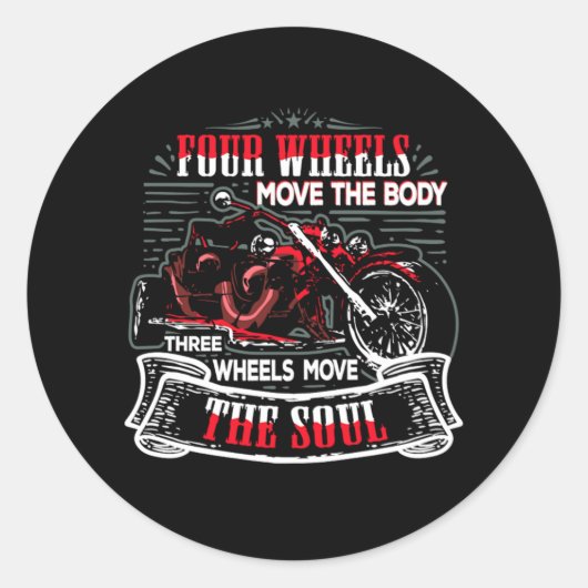 三輪がソウルトリクライダートリカーを動かす ラウンドシール (正面)