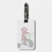 三輪車のソックモンキー ラゲッジタグ (裏面縦)