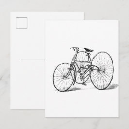 三輪車の絵 ポストカード