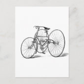 三輪車の絵 ポストカード (正面)
