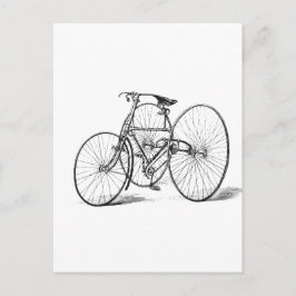三輪車の絵 ポストカード