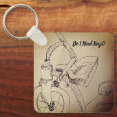 三輪車キーチェーン キーホルダー (正面)