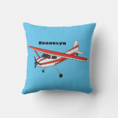 三輪車ギア航空漫画 クッション (裏面)