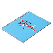 三輪車ギア航空漫画 ノートブック (左側)