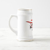 三輪車ギア航空漫画 ビールジョッキ (左)