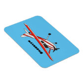 三輪車ギア航空漫画 マグネット (右側)