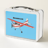 三輪車ギア航空漫画 メタルランチボックス (裏面)