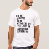 三輪車トライカーリカムベントバイクトライクヴィンテージレトロ Tシャツ (正面)