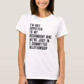 三輪車トライカーリカムベントバイクトライクヴィンテージレトロ Tシャツ (正面)