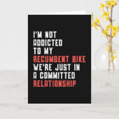 三輪車トライカーリカンベントバイクトライおもしろいクヴィンテージ カード (黄色い花)