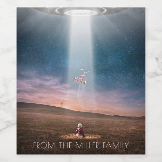 三輪車拉致 ワインラベル (シングルラベル)