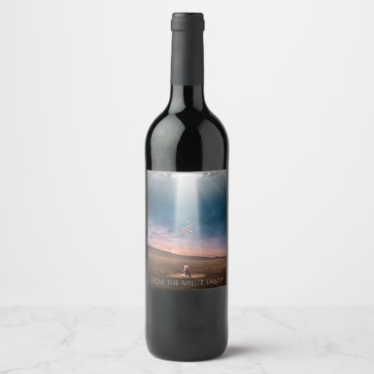 三輪車拉致 ワインラベル (正面)