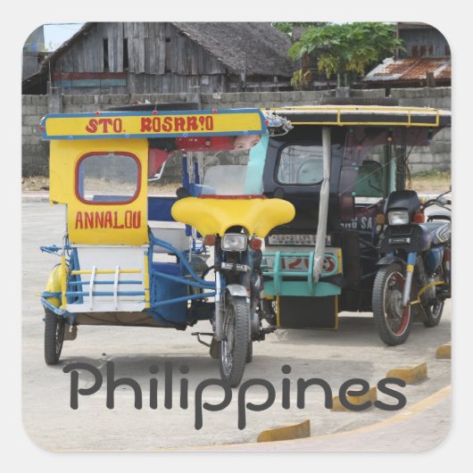 三輪車 スクエアシール (正面)