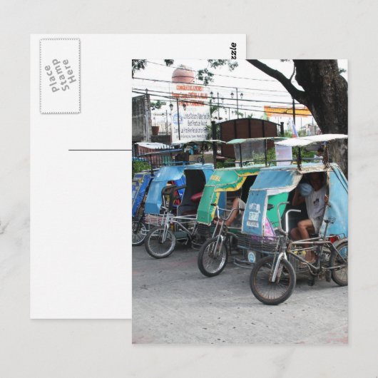 三輪車 ポストカード (正面/裏面)