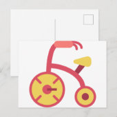 三輪車 ポストカード (正面/裏面)