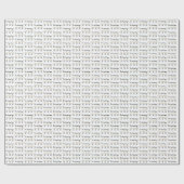 三連子の男の子3人の男の子よカスタマイズり ラッピングペーパー (フラット)