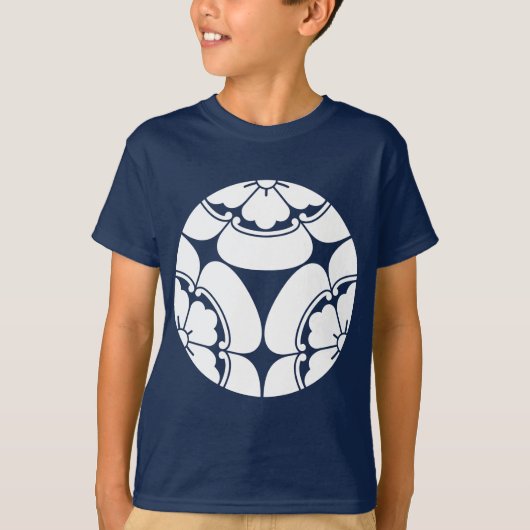 三連木片 Tシャツ (正面)