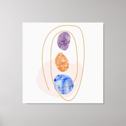 三連石 キャンバスプリント (正面)