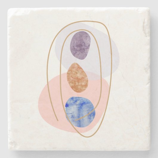 三連石 ストーンコースター (正面)