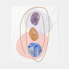 三連石 フリースブランケット