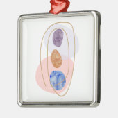 三連石 メタルオーナメント (左)