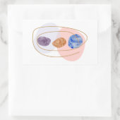 三連石 長方形シール (バッグ)