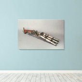 三連銃 キャンバスプリント (インサイチュ (ウッドフロア))