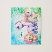 三違う恐竜 ジグソーパズル (縦)